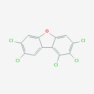 molecular formula C12H3Cl5O B131792 1,2,3,7,8-Pentachlorodibenzofuran CAS No. 57117-41-6