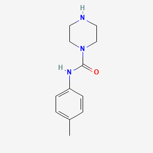 molecular formula C12H17N3O B13179235 N-(4-methylphenyl)piperazine-1-carboxamide 
