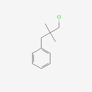 molecular formula C11H15Cl B13179289 (3-Chloro-2,2-dimethylpropyl)benzene 