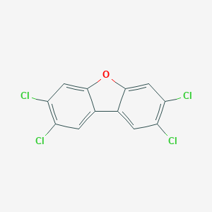 molecular formula C12H4Cl4O B131793 2,3,7,8-Tetrachlorodibenzofuran CAS No. 51207-31-9