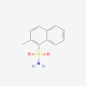 molecular formula C11H11NO2S B13179337 2-Methylnaphthalene-1-sulfonamide 