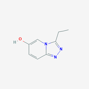 molecular formula C8H9N3O B13179473 3-Ethyl-[1,2,4]triazolo[4,3-a]pyridin-6-ol 