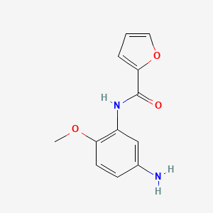 molecular formula C12H12N2O3 B1317967 N-(5-Amino-2-methoxyphenyl)-2-furamide CAS No. 402599-21-7