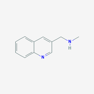 molecular formula C11H12N2 B1317972 N-Methyl-1-quinolin-3-ylmethanamine 