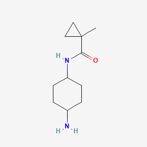 molecular formula C11H20N2O B13179725 N-(4-Aminocyclohexyl)-1-methylcyclopropane-1-carboxamide 