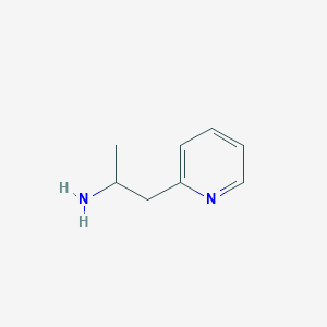 molecular formula C8H12N2 B1317974 1-(吡啶-2-基)丙烷-2-胺 CAS No. 51038-40-5