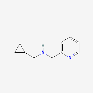 molecular formula C10H14N2 B1317979 (Cyclopropylmethyl)(pyridin-2-ylmethyl)amine 