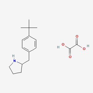 molecular formula C17H25NO4 B1317992 2-(4-Tert-butylbenzyl)pyrrolidine oxalate 