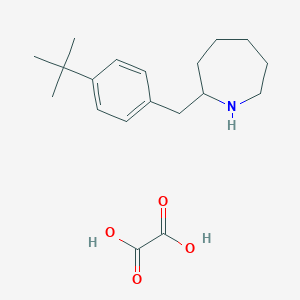 molecular formula C19H29NO4 B1317993 2-(4-Tert-butylbenzyl)azepane oxalate 