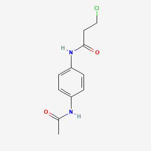 N-[4-(Acetylamino)phenyl]-3-chloropropanamide