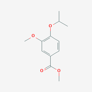 molecular formula C12H16O4 B1318051 Methyl 4-isopropoxy-3-methoxybenzoate CAS No. 3535-27-1