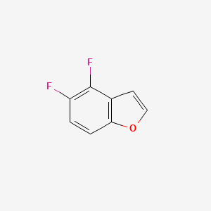 molecular formula C8H4F2O B13180591 4,5-Difluoro-1-benzofuran 