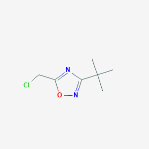 molecular formula C7H11ClN2O B1318064 3-Tert-butyl-5-(chloromethyl)-1,2,4-oxadiazole CAS No. 944901-64-8