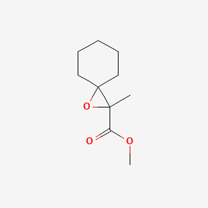 molecular formula C10H16O3 B13180694 Methyl 2-methyl-1-oxaspiro[2.5]octane-2-carboxylate 