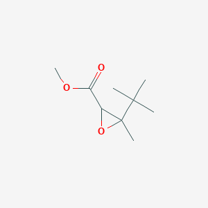 molecular formula C9H16O3 B13180702 Methyl 3-tert-butyl-3-methyloxirane-2-carboxylate 