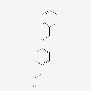 molecular formula C15H15BrO B1318078 1-(苄氧基)-4-(2-溴乙基)苯 CAS No. 52446-52-3
