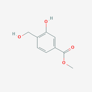 molecular formula C9H10O4 B1318081 Methyl 3-hydroxy-4-(hydroxymethyl)benzoate CAS No. 71780-40-0