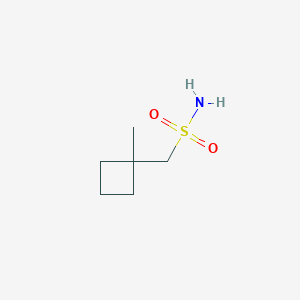 molecular formula C6H13NO2S B13180895 (1-Methylcyclobutyl)methanesulfonamide 