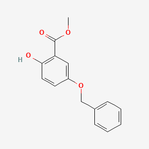 molecular formula C15H14O4 B1318090 Methyl 5-(benzyloxy)-2-hydroxybenzoate CAS No. 61227-22-3