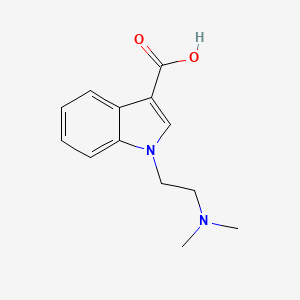 molecular formula C13H16N2O2 B13180929 1-[2-(dimethylamino)ethyl]-1H-indole-3-carboxylic acid 