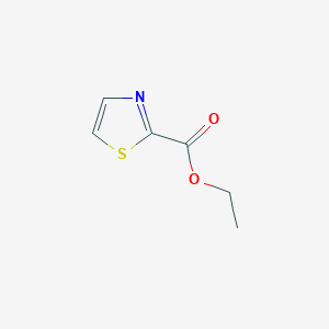 molecular formula C6H7NO2S B1318098 Ethyl thiazole-2-carboxylate CAS No. 14527-42-5
