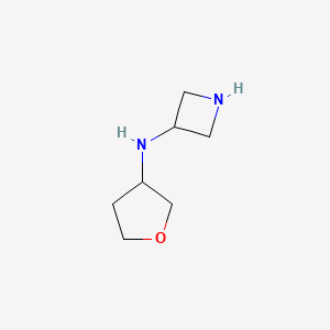 molecular formula C7H14N2O B13180985 N-(Oxolan-3-yl)azetidin-3-amine 