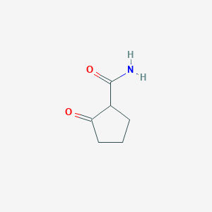 molecular formula C6H9NO2 B1318100 2-Oxocyclopentanecarboxamide CAS No. 62221-86-7