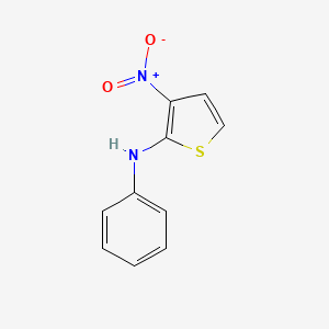 molecular formula C10H8N2O2S B1318104 3-Nitro-N-phenylthiophen-2-amine CAS No. 78399-02-7