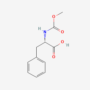 molecular formula C11H13NO4 B1318108 N-Carbomethoxy-L-phenylalanine CAS No. 41844-91-1