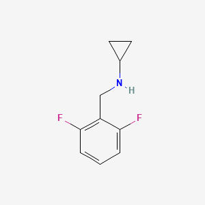 molecular formula C10H11F2N B1318111 N-(2,6-Difluorobenzyl)cyclopropanamine CAS No. 625437-37-8