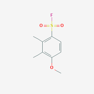 molecular formula C9H11FO3S B13181144 4-Methoxy-2,3-dimethylbenzene-1-sulfonyl fluoride 