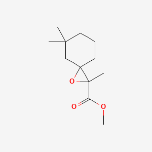 molecular formula C12H20O3 B13181257 Methyl 2,5,5-trimethyl-1-oxaspiro[2.5]octane-2-carboxylate 