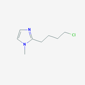molecular formula C8H13ClN2 B13181311 2-(4-Chlorobutyl)-1-methyl-1h-imidazole 