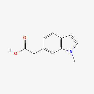 molecular formula C11H11NO2 B13181354 2-(1-methyl-1H-indol-6-yl)acetic acid 