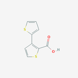molecular formula C9H6O2S2 B13181555 [2,3'-Bithiophene]-2'-carboxylic acid 
