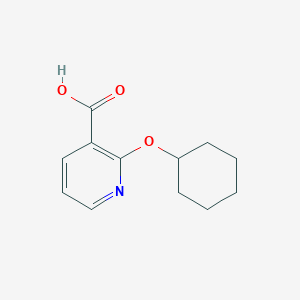 B1318162 2-(Cyclohexyloxy)nicotinic acid CAS No. 68359-02-4