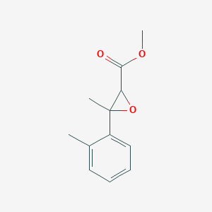 molecular formula C12H14O3 B13181629 Methyl 3-methyl-3-(o-tolyl)oxirane-2-carboxylate 