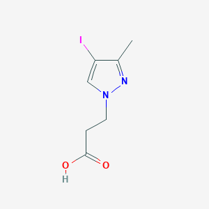 3-(4-iodo-3-methyl-1H-pyrazol-1-yl)propanoic acid