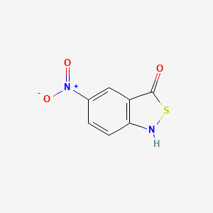 molecular formula C7H4N2O3S B13181973 5-Nitro-1,3-dihydro-2,1-benzothiazol-3-one 