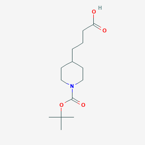 4-(1-(Tert-butoxycarbonyl)piperidin-4-yl)butanoic acid