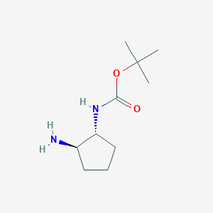 molecular formula C10H20N2O2 B1318223 tert-Butyl ((1R,2R)-2-aminocyclopentyl)carbamate CAS No. 1016971-66-6