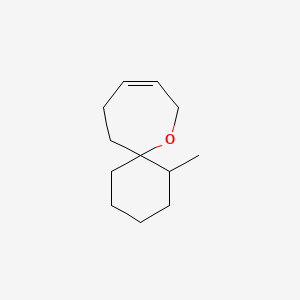 molecular formula C12H20O B13182583 1-Methyl-7-oxaspiro[5.6]dodec-9-ene 