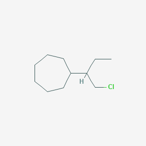 molecular formula C11H21Cl B13182610 (1-Chlorobutan-2-yl)cycloheptane 