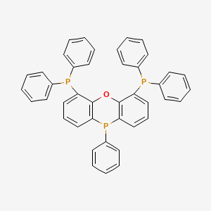 molecular formula C42H31OP3 B13182737 4,6-Bis(diphenylphosphino)-10-phenyl-10H-phenoxaphosphine 