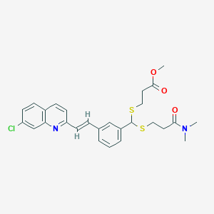 molecular formula C27H29ClN2O3S2 B131829 MK-571 Methyl Ester CAS No. 120443-15-4