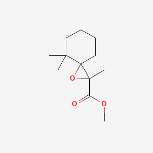 molecular formula C12H20O3 B13182927 Methyl 2,4,4-trimethyl-1-oxaspiro[2.5]octane-2-carboxylate 