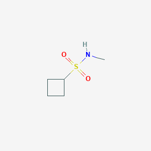 molecular formula C5H11NO2S B13182947 N-methylcyclobutanesulfonamide 