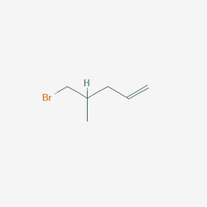 molecular formula C6H11Br B13183294 1-Pentene, 5-bromo-4-methyl- CAS No. 89490-02-8