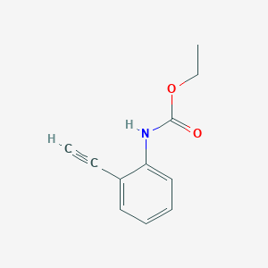 molecular formula C11H11NO2 B131834 Ethyl (2-ethynylphenyl)carbamate CAS No. 148550-52-1