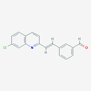 3-(2-(7-Chloroquinolin-2-yl)vinyl)benzaldehyde